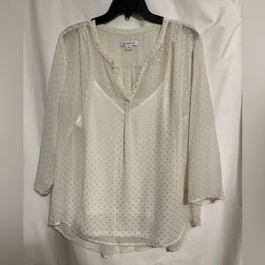 Liz Claiborne XL Blouse with Shell